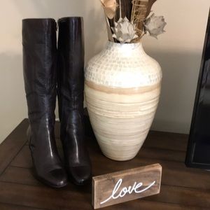 Bandolino Brown Leather Knee-high Boots